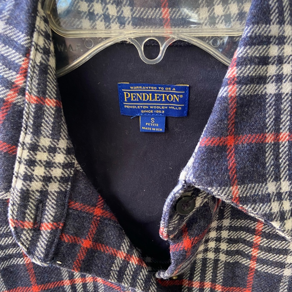 Pendleton Snap Button Plaid Fitted Flannel Shirt - image 2